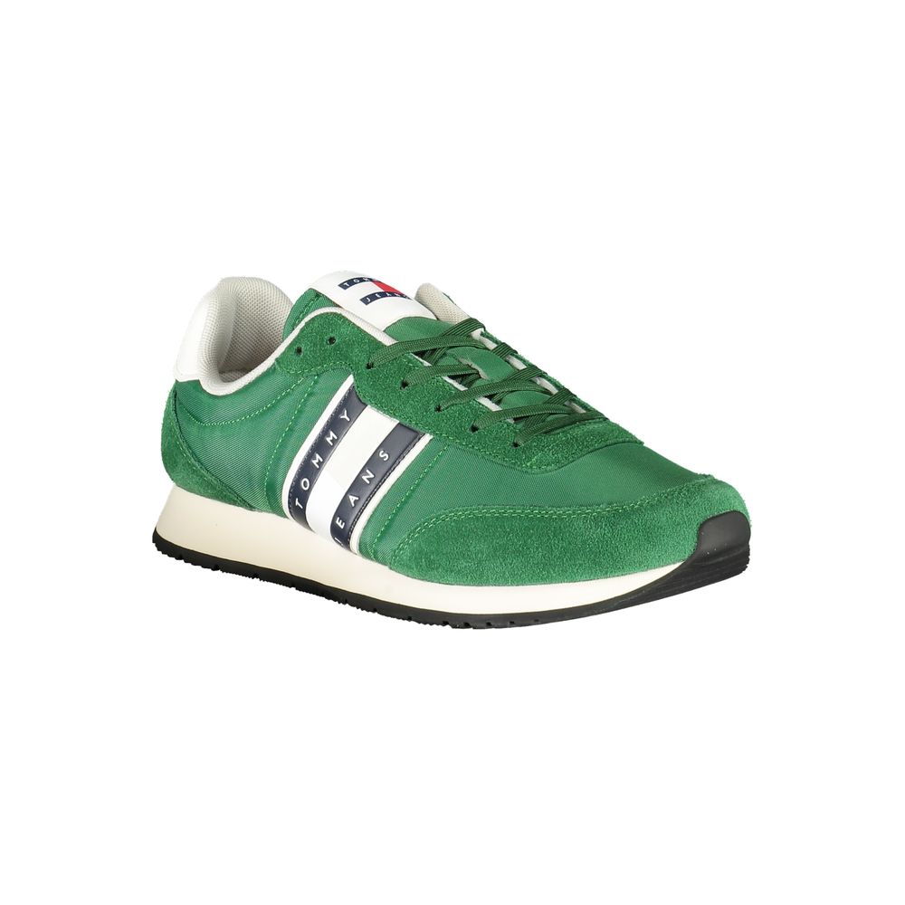 Green Polyester Sneaker