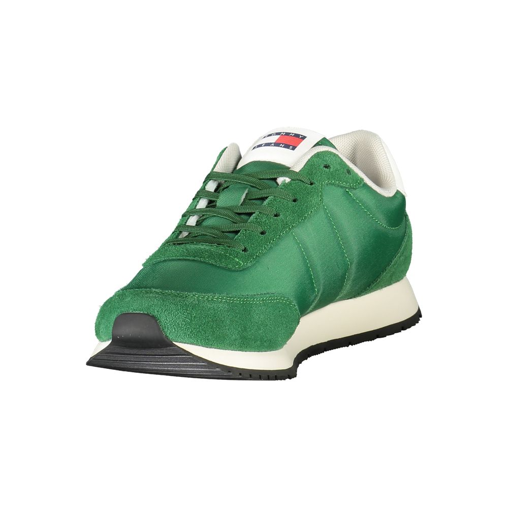 Green Polyester Sneaker
