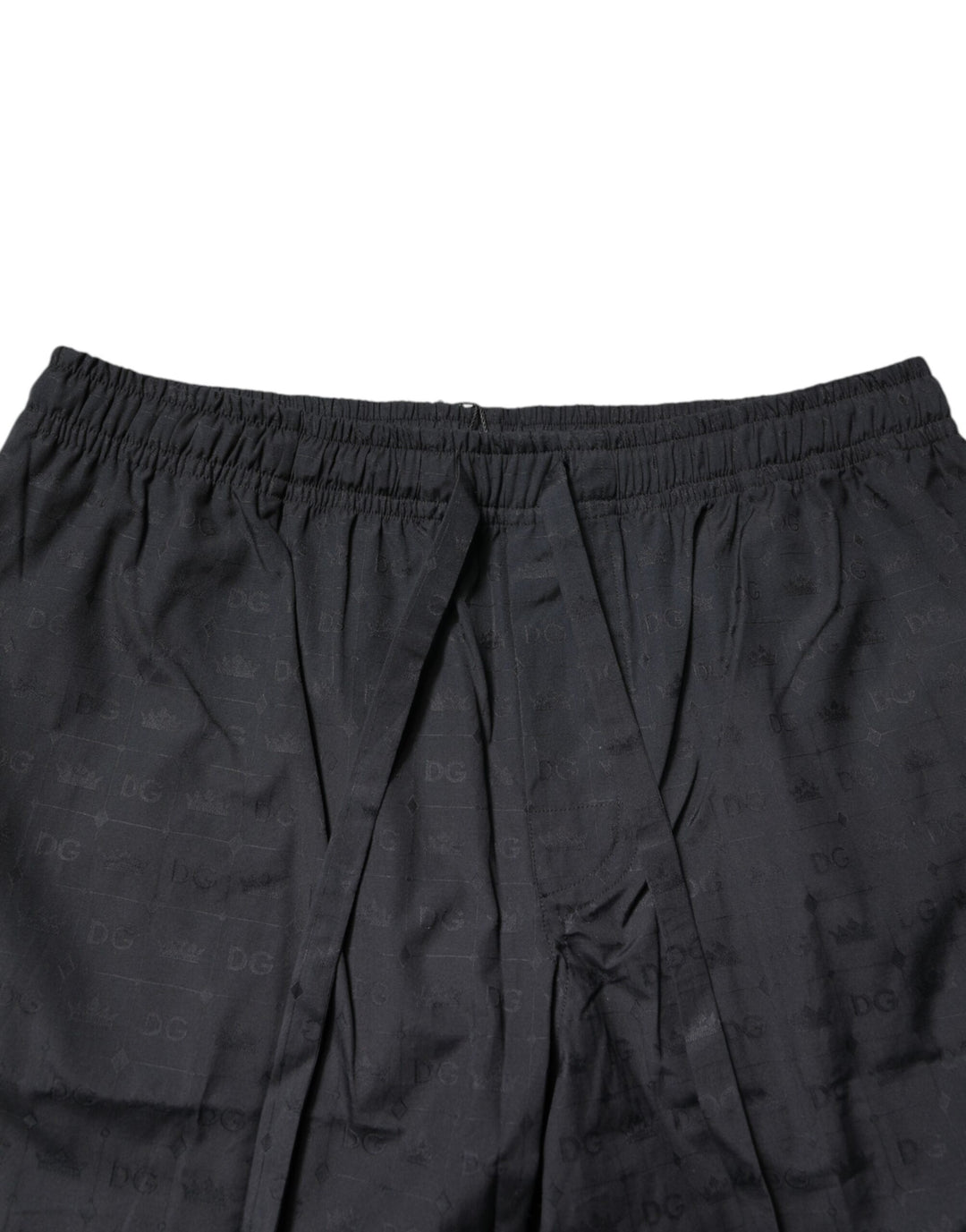 Black Cotton Men Pajama Set Sleepwear