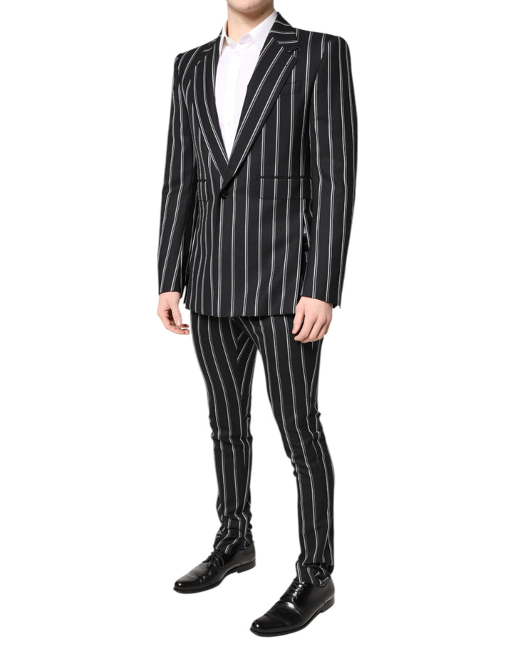 Black Striped SICILIA Formal 2 Piece Suit
