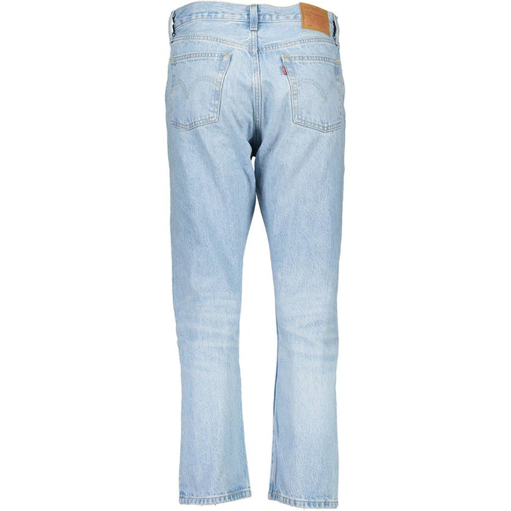 Blue Cotton Women Jeans