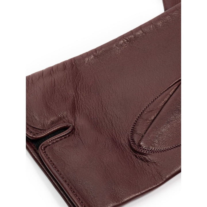 Burgundy Leather Clothing