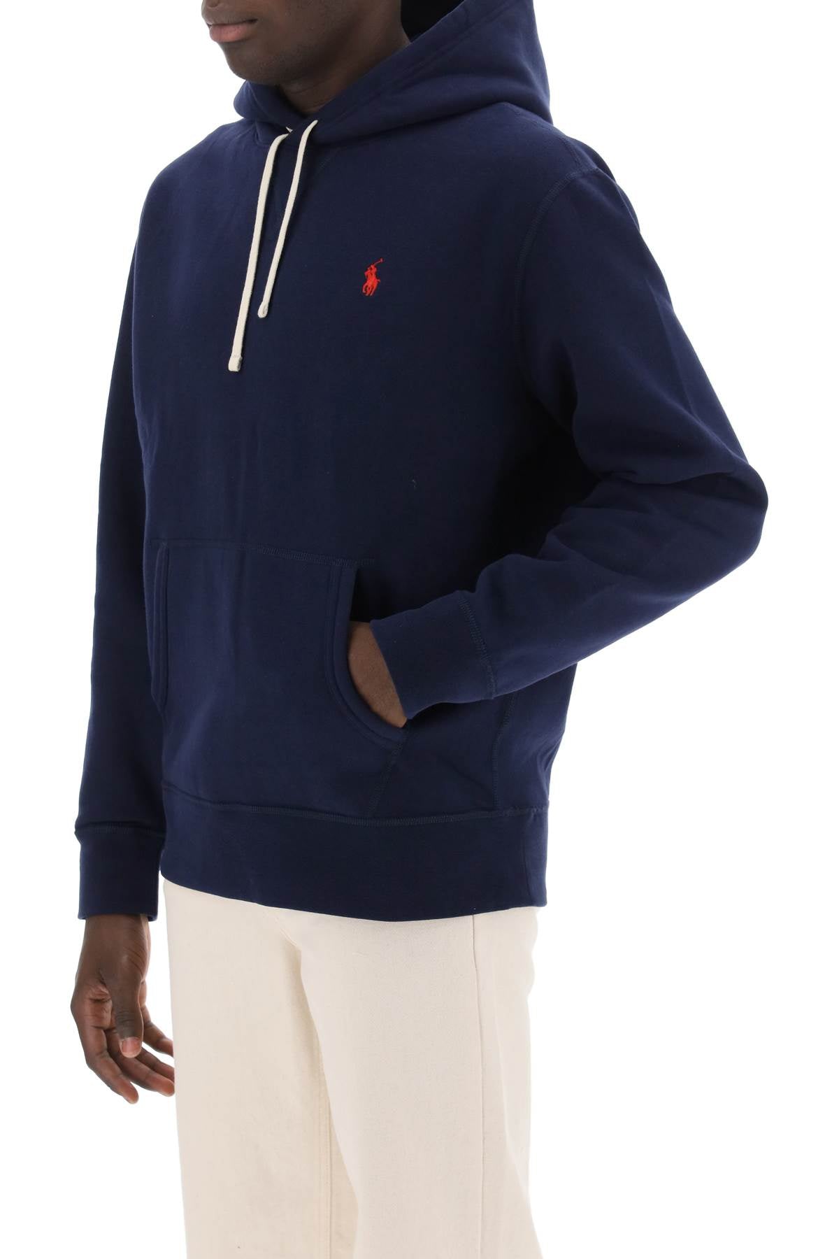 Polo ralph lauren hoodie in fleece-back cotton-3