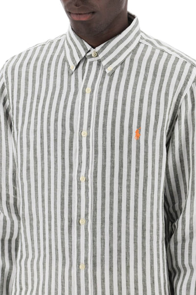 striped custom-fit shirt-3