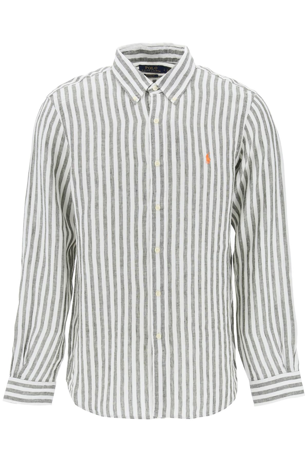 striped custom-fit shirt-0