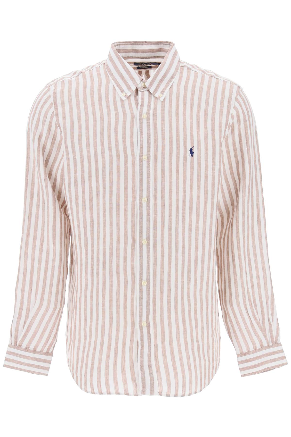 striped custom-fit shirt-0