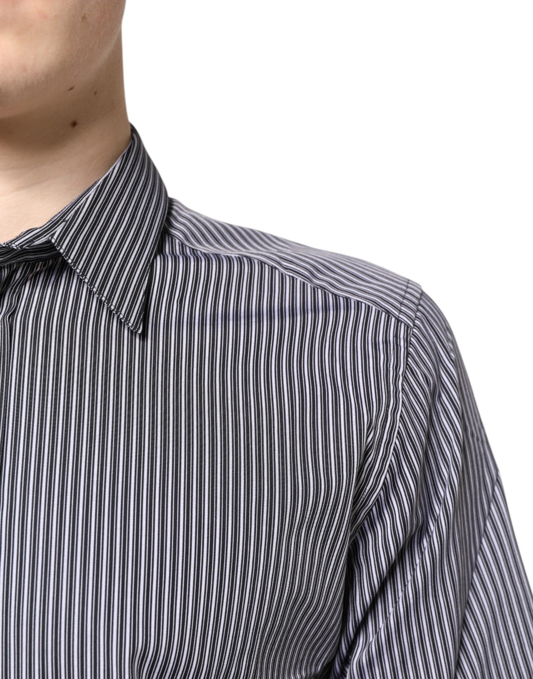 black dress shirt with gold stripes Imperial Essence Button-Up Shirt BLACK/GOLD