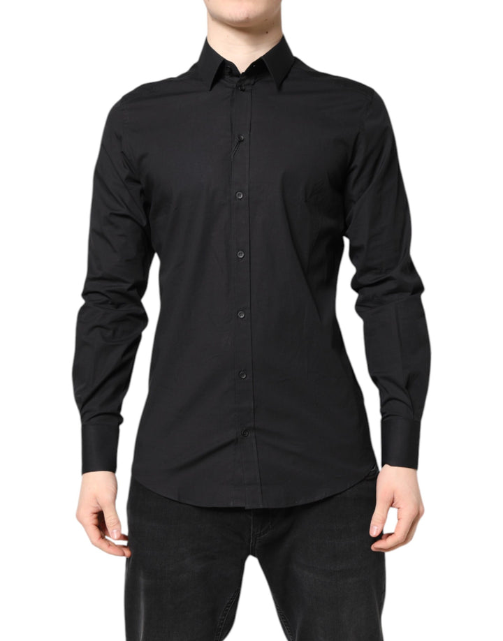 Black GOLD Cotton Dress Formal Shirt