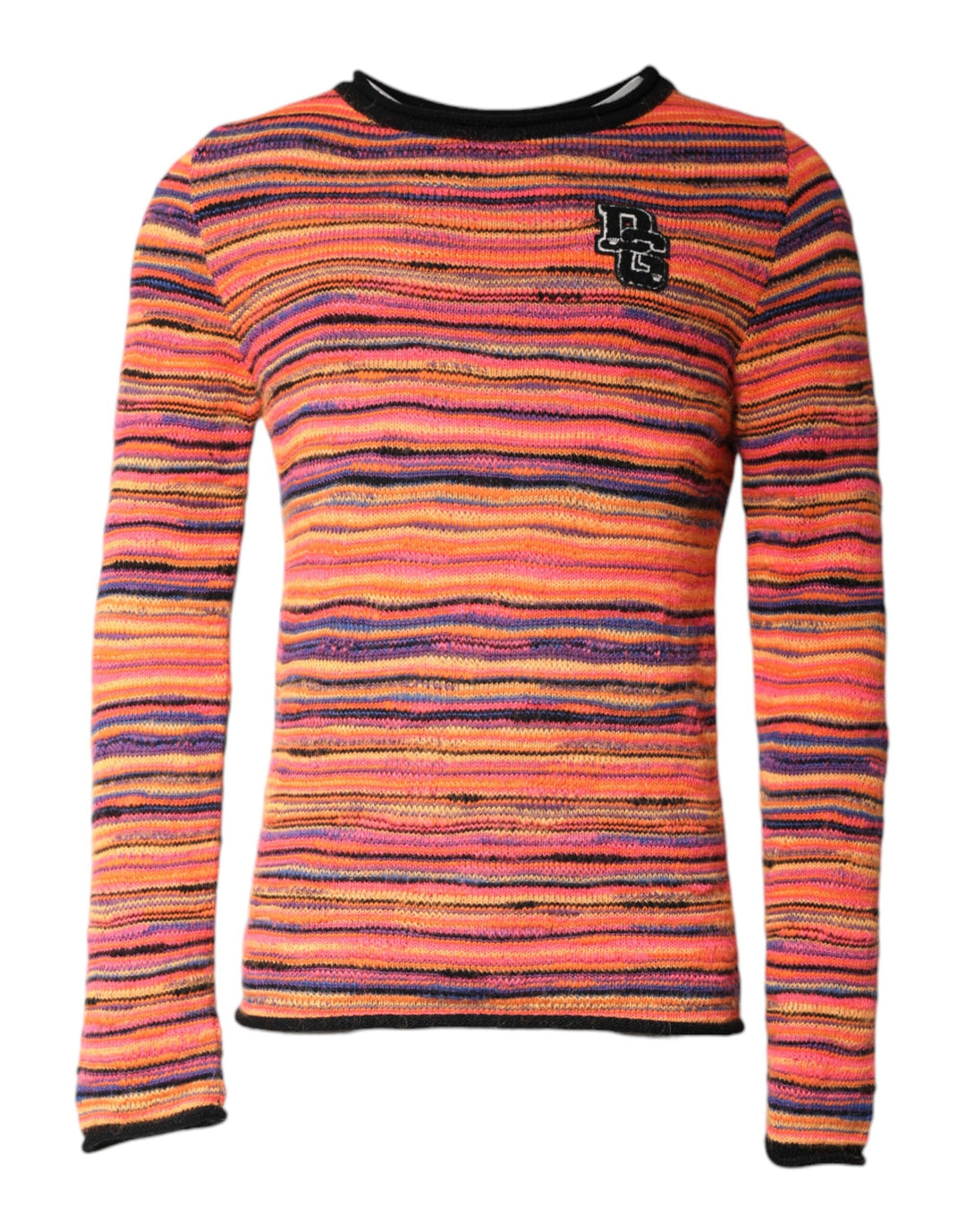 Multicolor Wool DGLogo Knit Pullover Sweater