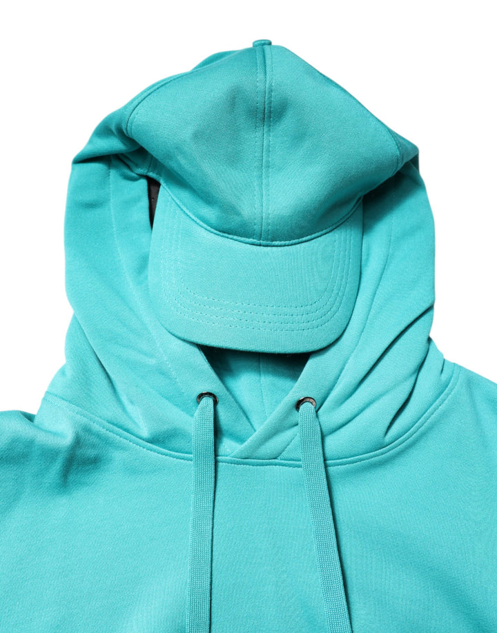 Green Cotton Hooded Men Sportswear Vest Sweater