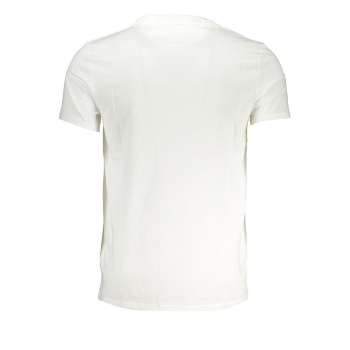 White Cotton Men T-Shirt