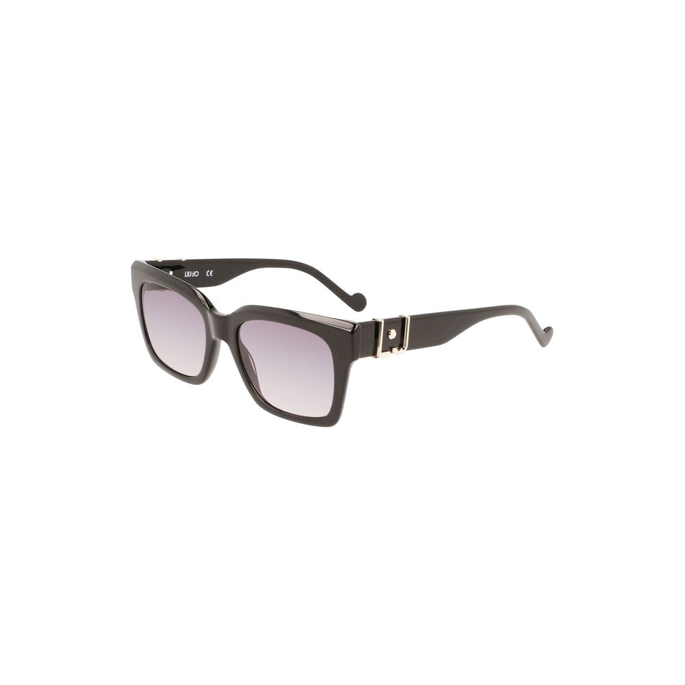 Black Acetate Women Sunglasses