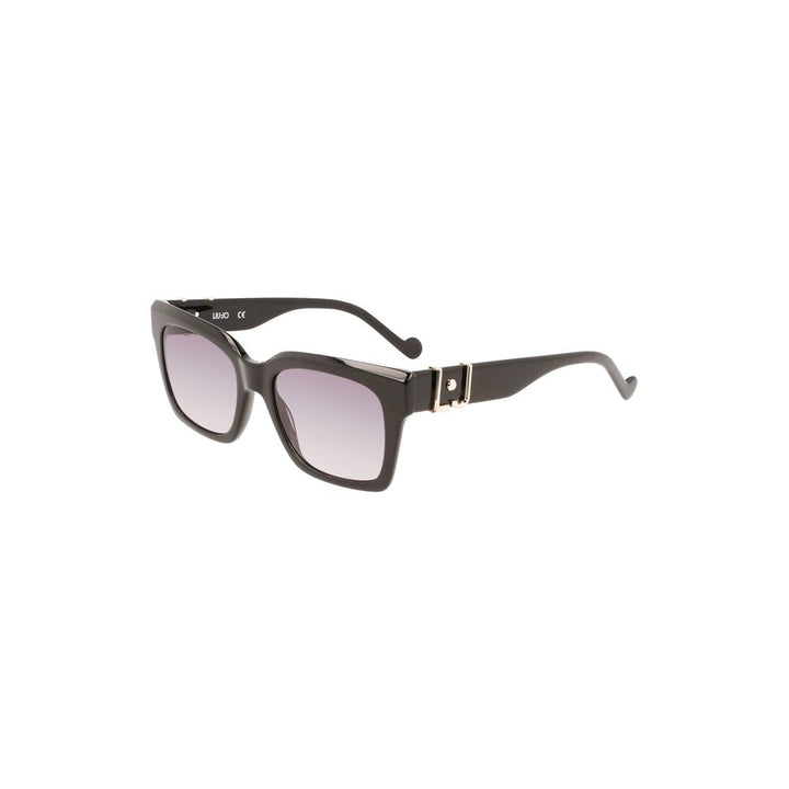 Black Acetate Women Sunglasses