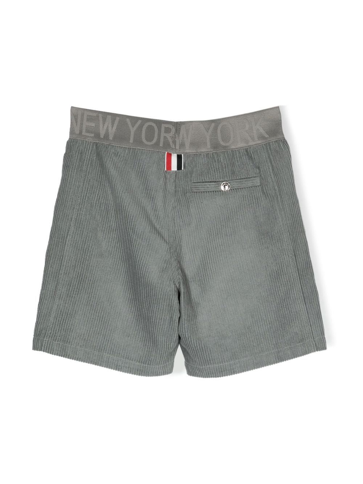 THOM BROWNE SIDE PANEL SHORT IN CORDUROY-1