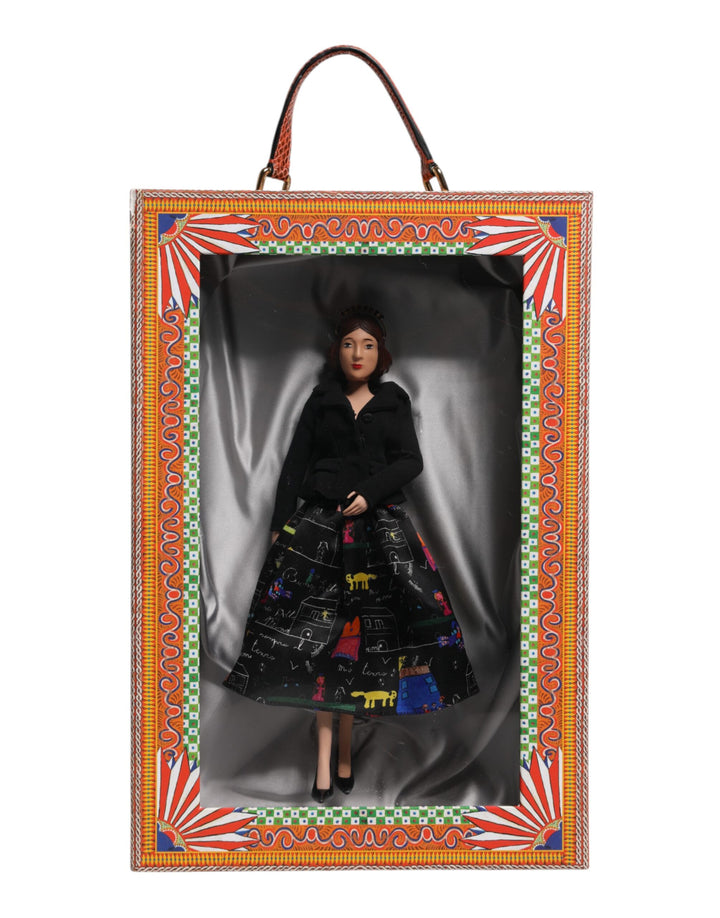 Black Dress Ceramic Porcelain Fashion Leather Sicily Dolls