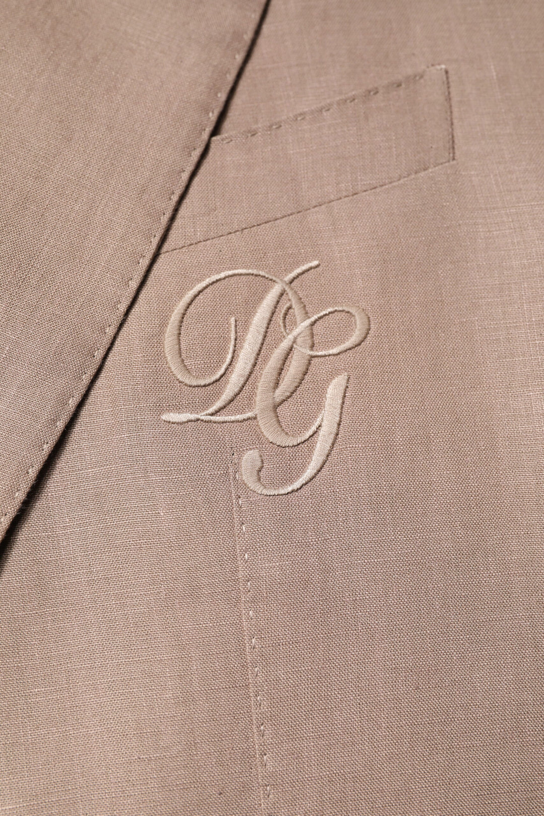 Beige TAORMINA Single Breasted Coat Blazer