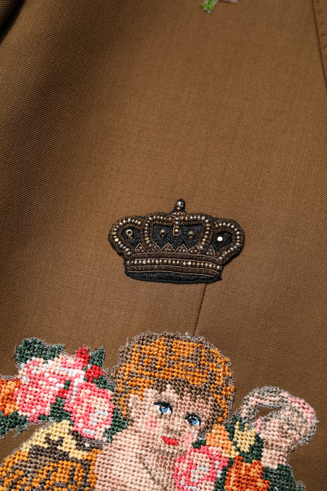 Brown MARTINI Single Breasted Coat Blazer