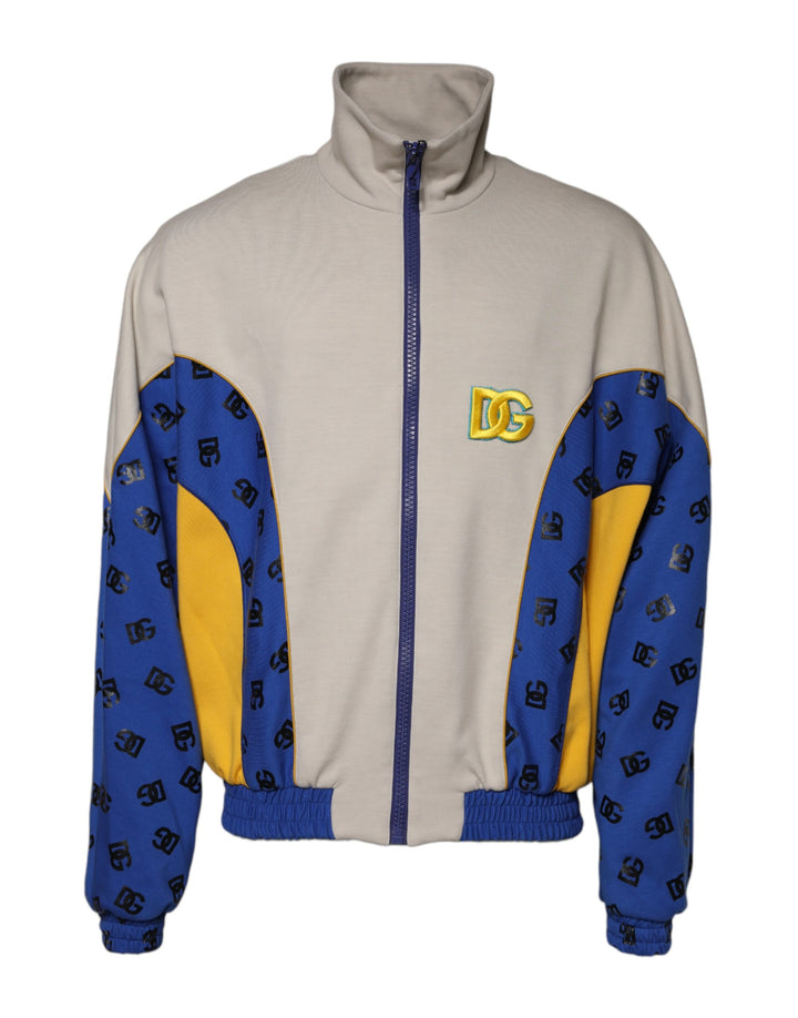 Multicolor Polyester Full Zip Bomber Jacket