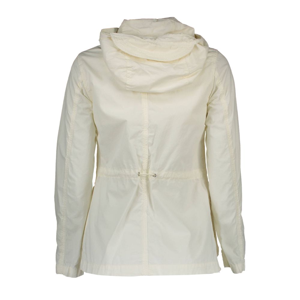 White Cotton Women Jacket