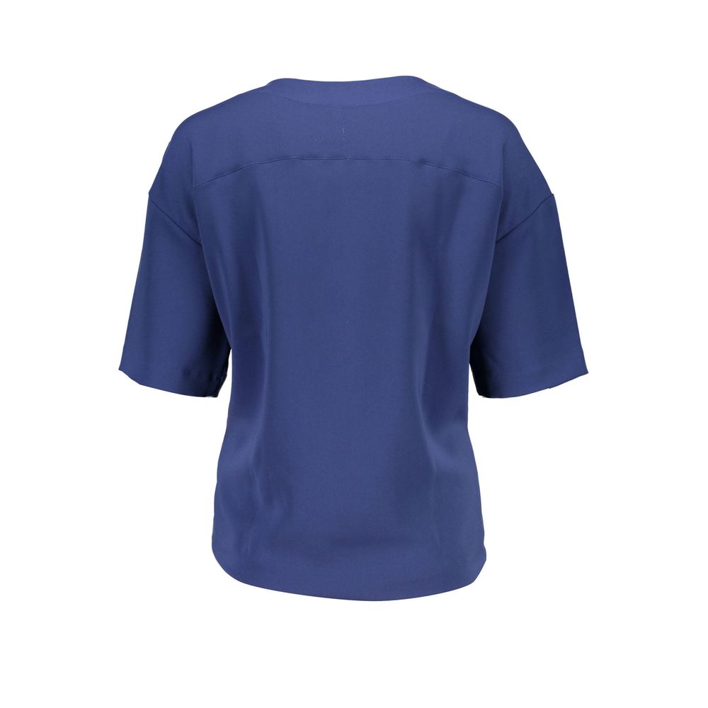 Blue Cotton Unisex T-Shirt