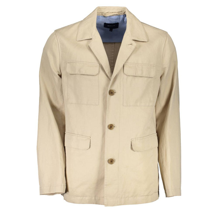 Beige Cotton Jacket