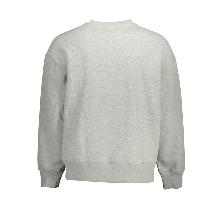 Gray Cotton Men Sweater