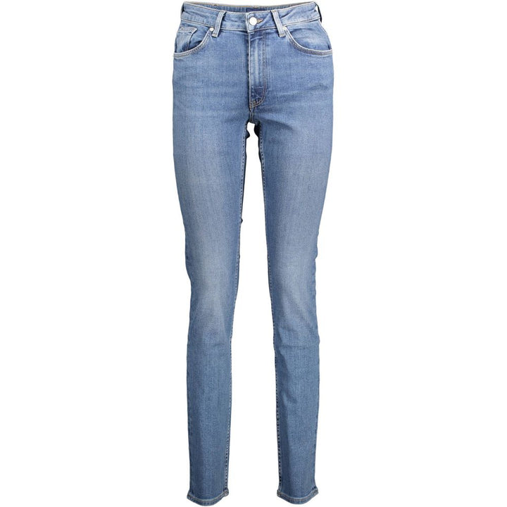 Blue Cotton Jeans & Pant