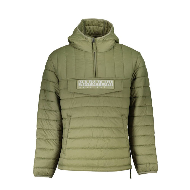 Green Polyamide Men Jacket