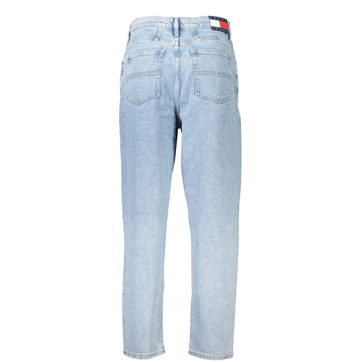 Light Blue Cotton Women Jean