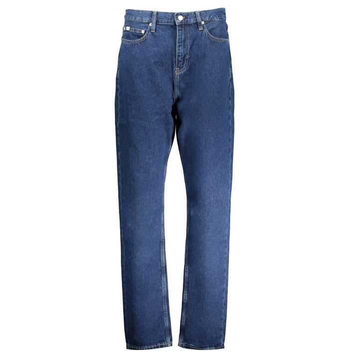 Blue Cotton Jeans & Pant