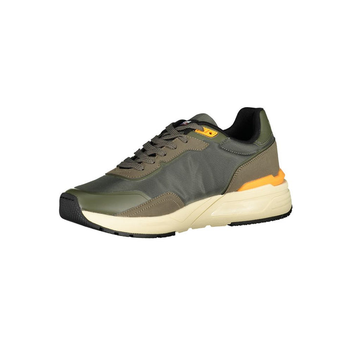 Green Polyester Sneaker