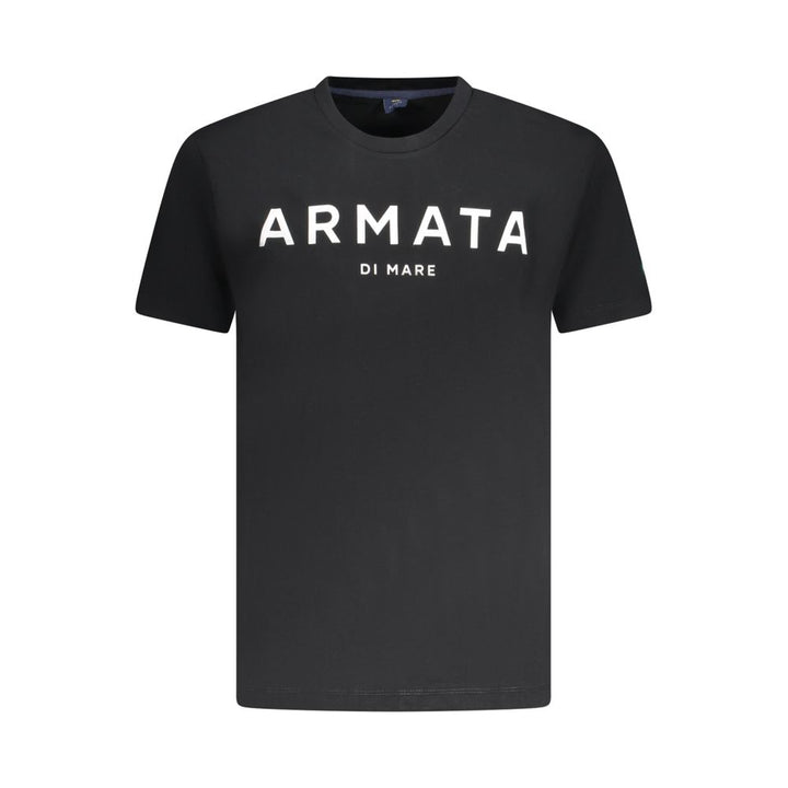 Black Cotton T-Shirt
