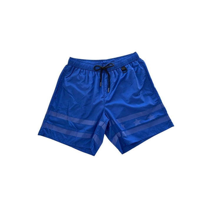Blue Polyester Swimwear