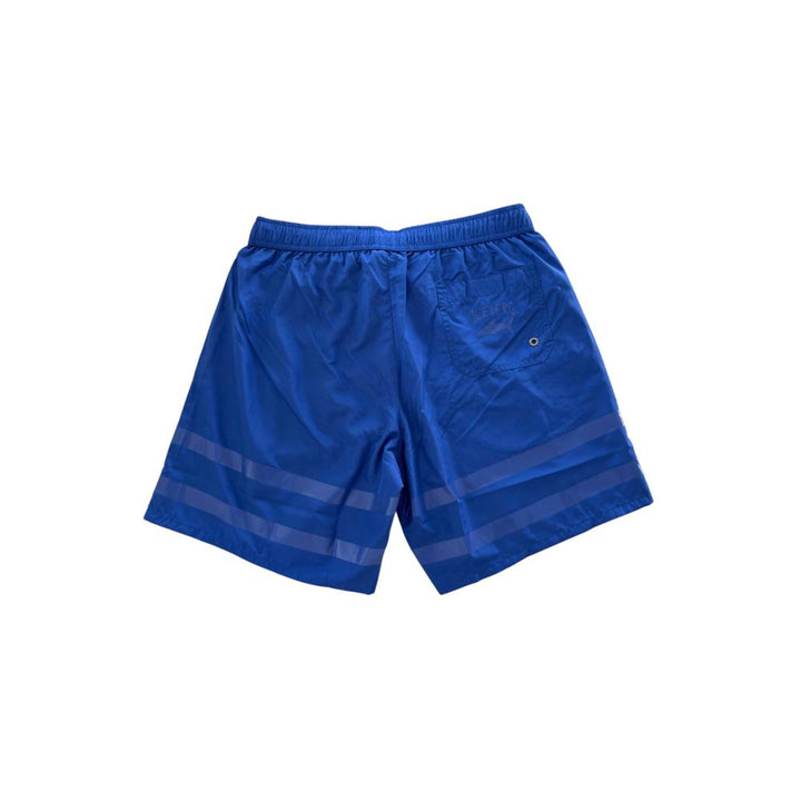 Blue Polyester Swimwear