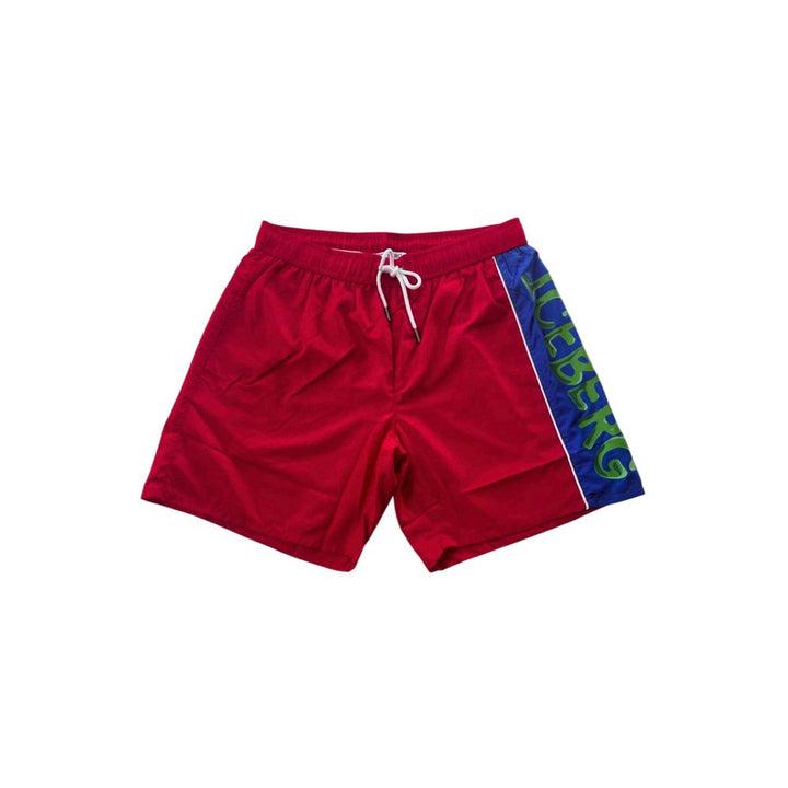 Red Polyester Swimwear