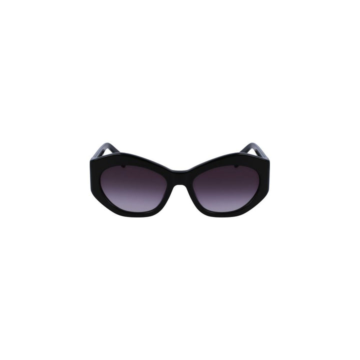 Black Haircalf Women Sunglass