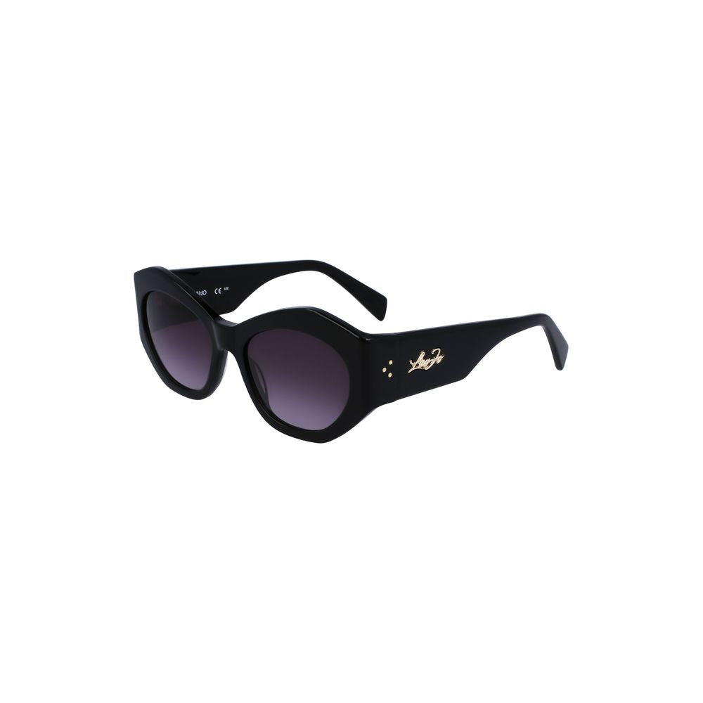 Black Haircalf Women Sunglass