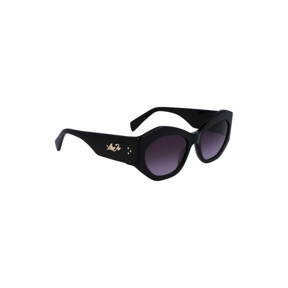 Black Haircalf Women Sunglass