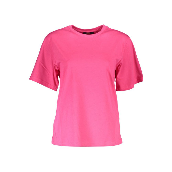 Pink Cotton Women Top