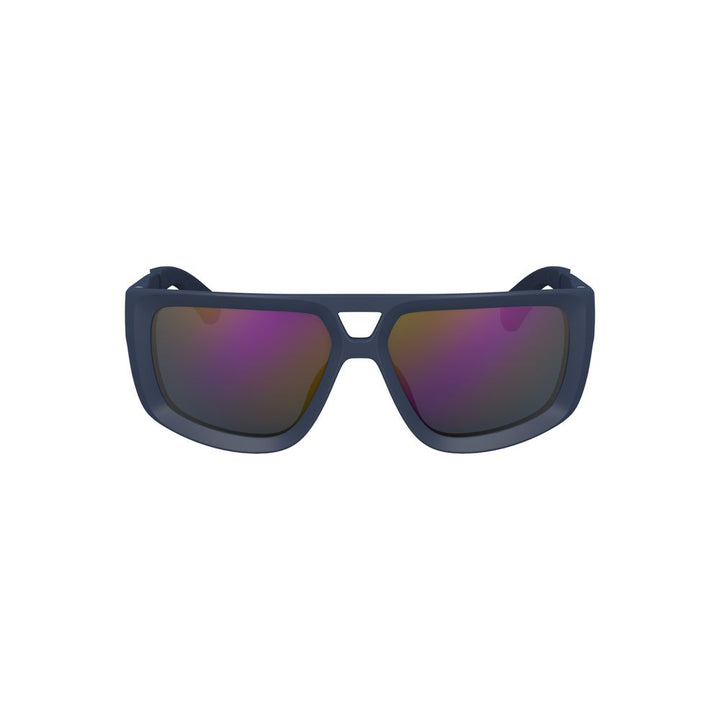 Blue Plastic Men Sunglass