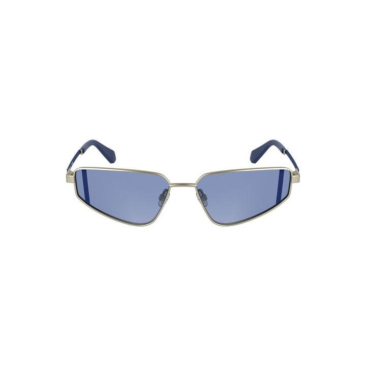 Gray Metal Women Sunglass