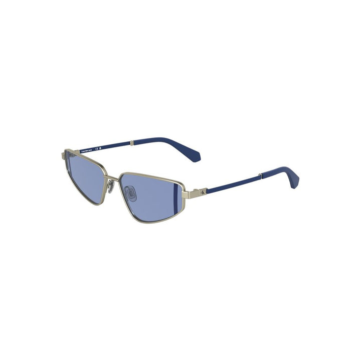 Gray Metal Women Sunglass