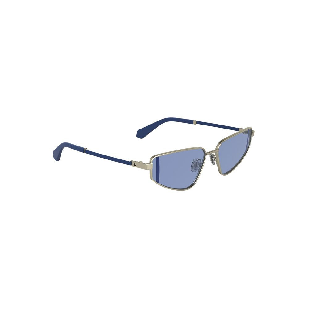 Gray Metal Women Sunglass