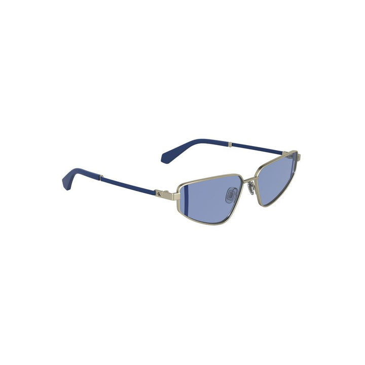 Gray Metal Women Sunglass