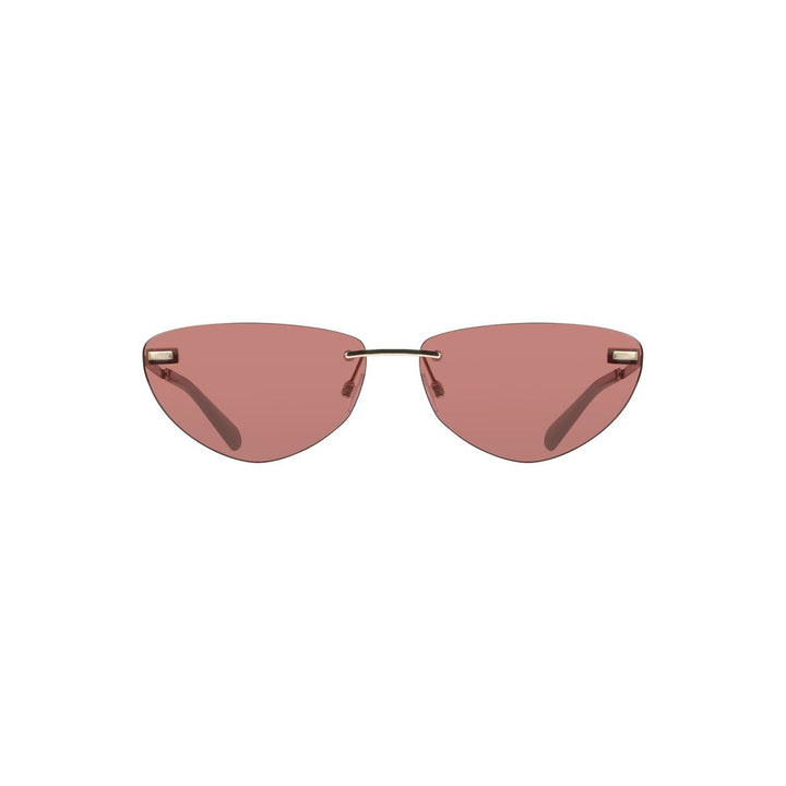 Pink Metal Women Sunglass