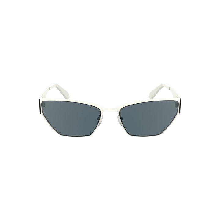 White Metal Women Sunglass