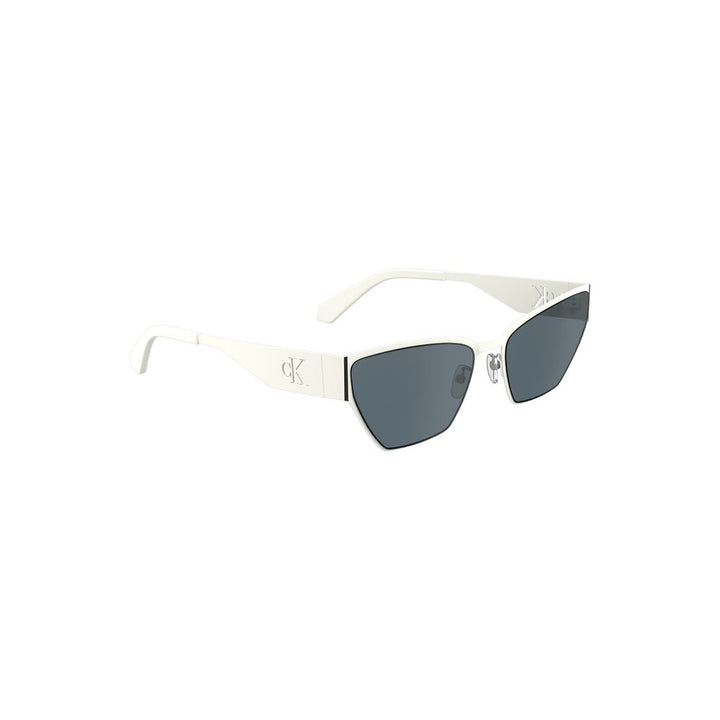 White Metal Women Sunglass