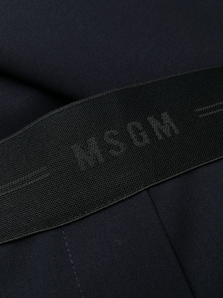 MSGM wide-leg high-waist trousers-15