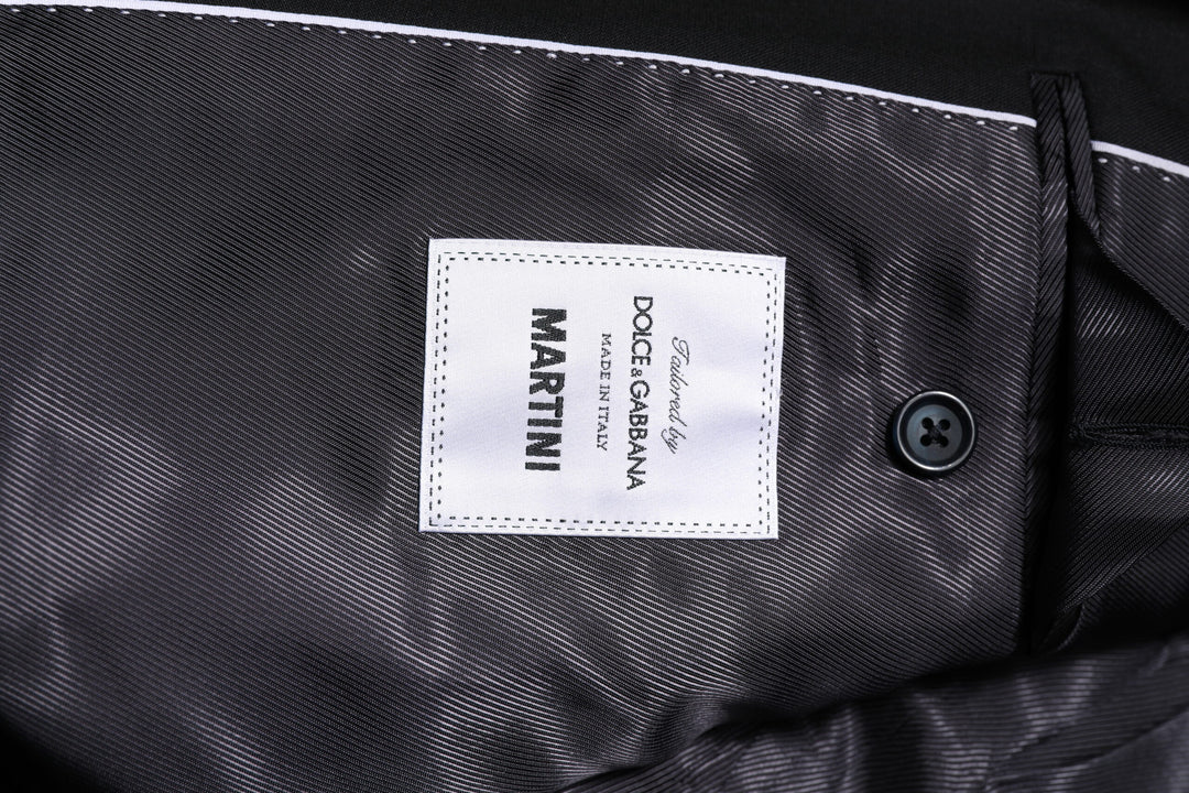 Dark Blue MARTINI Wool Blazer Coat Jacket