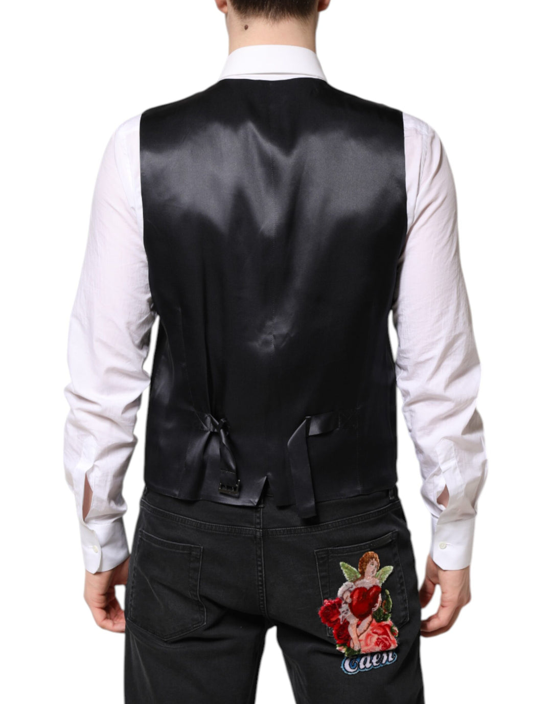 Dark Blue MARTINI Wool Suit 2 Piece Jacket